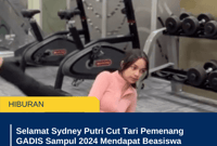 Selamat Sydney Putri Cut Tari Pemenang GADIS Sampul 2024 Mendapat Beasiswa Rp150 Juta