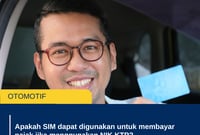 Apakah SIM dapat digunakan untuk membayar pajak jika menggunakan NIK KTP?