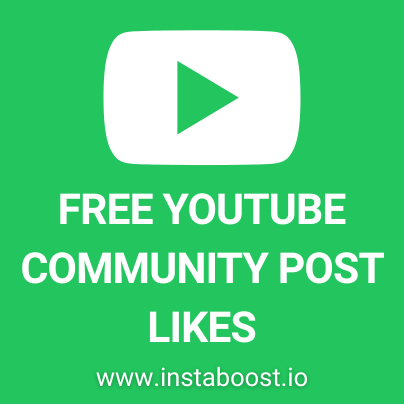 Free YouTube Community Post Likes