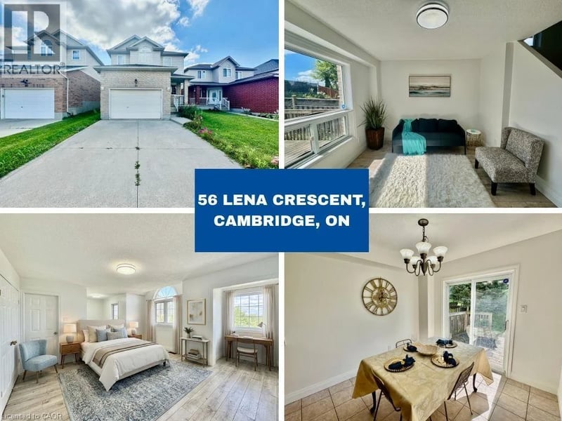 56 LENA Crescent, Cambridge, Ontario, N1R8P4, Cambridge, Ontario — photo 1 of 5