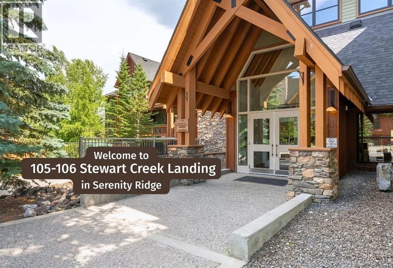 106 Stewart Creek Landing, Canmore, Alberta, T1W0G6, Canmore, Alberta — photo 1 of 5