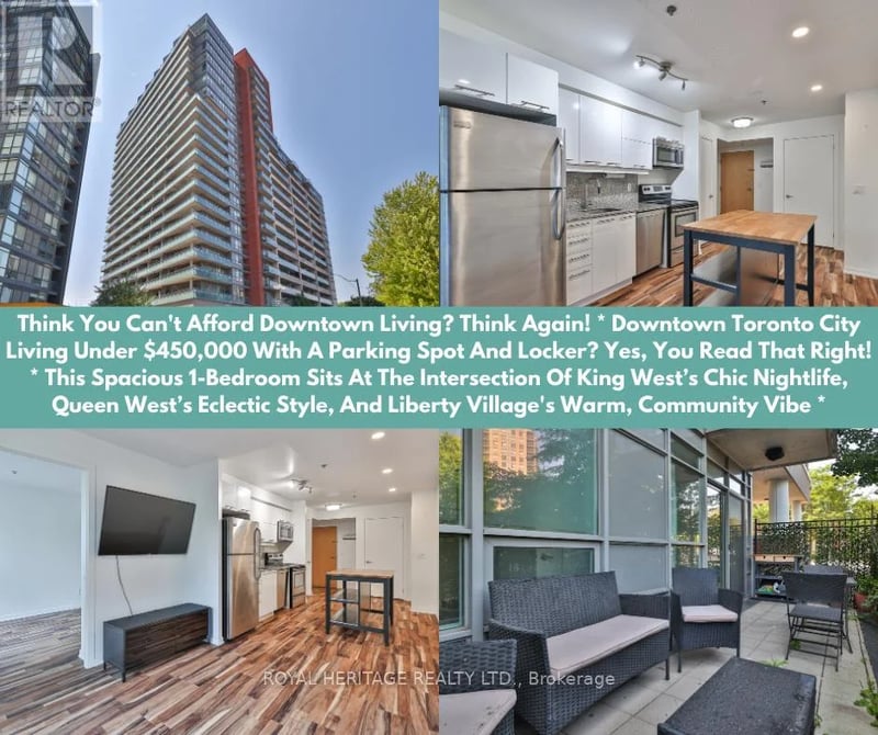 #104 38 Joe Shuster Way, Toronto (South Parkdale), Ontario, M6K0A5, Toronto (South Parkdale), Ontario — photo 1 of 5