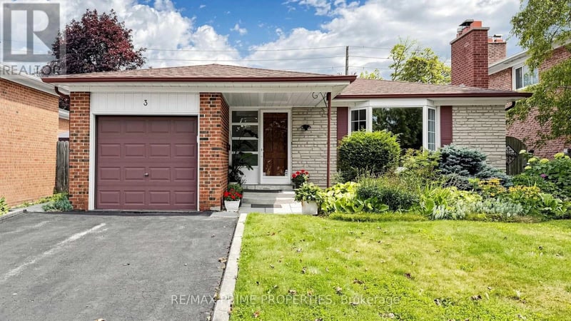 3 Leeswood Crescent East, Toronto (Agincourt North), Ontario, M1S2P4, Toronto (Agincourt North), Ontario — photo 1 of 5