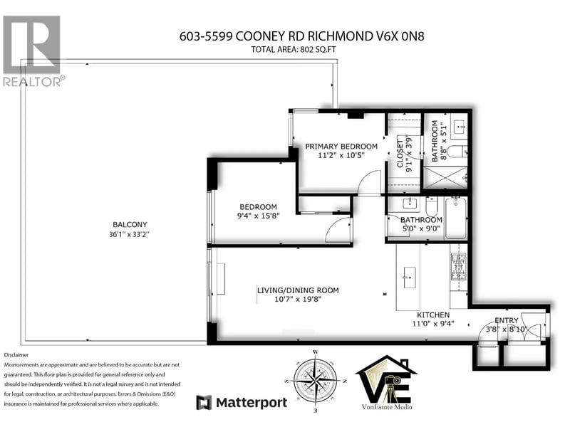 #603 5599 COONEY Road, Richmond, British Columbia, V6X0N8, Richmond, British Columbia — photo 1 of 5