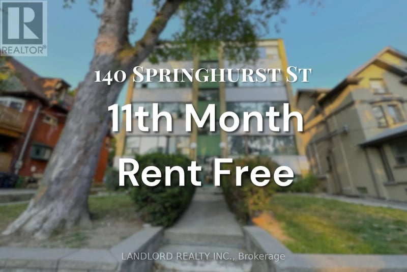 #31 140 Springhurst Avenue, Toronto (South Parkdale), Ontario, M6K1C1, Toronto (South Parkdale), Ontario — photo 1 of 5