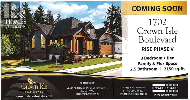 1702 Crown Isle Boulevard, Courtenay, British Columbia, V9N9X5, Courtenay, British Columbia