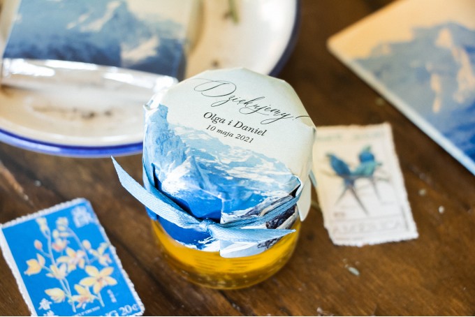 Miody Ślubne z kolekcji Topaz - Podziękowania dla Gości