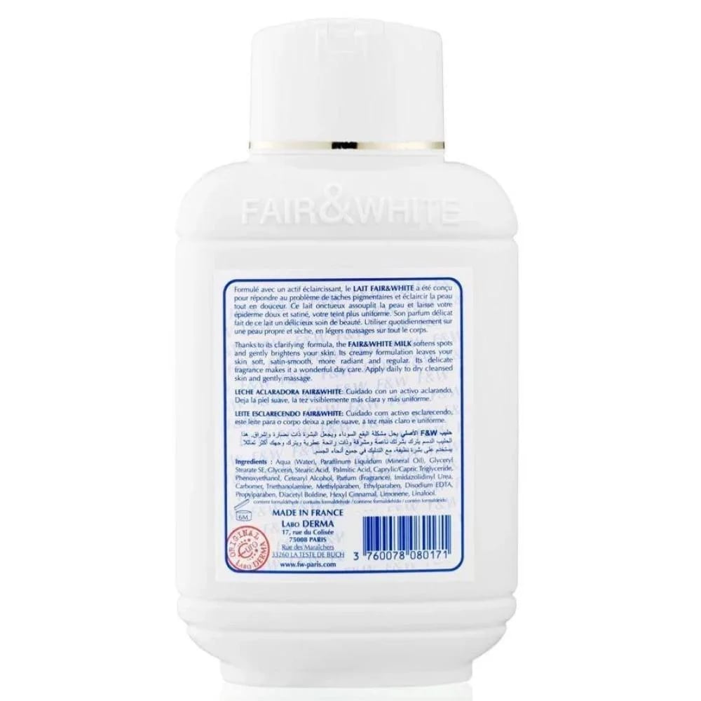فير اند وايت لوشن بالحليب لتفتيح الجسم Fair & White Body Clearing Milk
