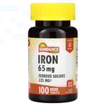 صندانس فيتامينز‏ حديد 65 ملجم 100 قرص مغلف Sundance Vitamins, Iron, 65 mg, 100 Coated Tablets