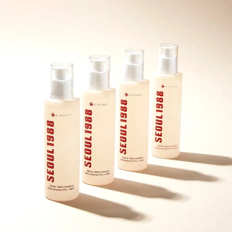كي سيكرت سيروم سيول 1988 بخلاصة موسين الحلزون 97٪ + الأرز 100مل K Secret Seoul 1988 Serum Essence Snail Mucin 97% + Rice