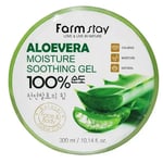 فارم ستاي جل الألوفيرا 300مل Farmstay Moisture Soothing Gel Aloe Vera