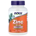 ناو فودز‏ زنك 50 ملجم 250 قرص NOW Foods Zinc 50 mg 250 Tablets
