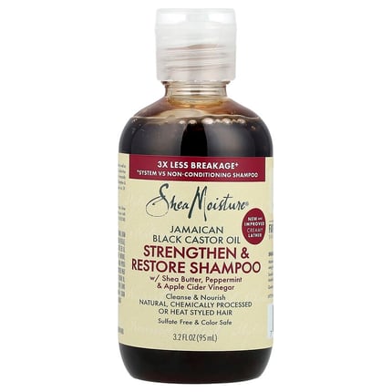 شيا مويستشر شامبو بزيت الخروع الجمايكي الأسود Shea Moisture Jamaica Black Castor Oil Strengthen& Restore Shampoo