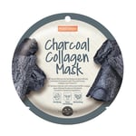 بيورديرم قناع الكولاجين بالفحم 1 قناع Purederm Charcoal Collagen Mask