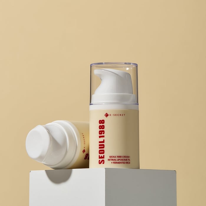 كي سيكريت كريم بالأرز المخمر 50مل KSECRET SEOUL 1988 Cream Retinal Liposome 1% + Fermented Rice