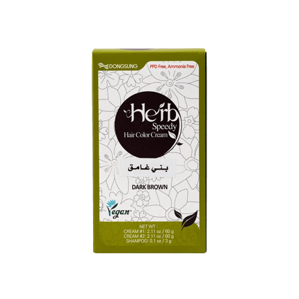 هيرب سبيدي كريم صبغة الشعر بني غامق Herb Speedy Hair Color Cream-Dark Brown