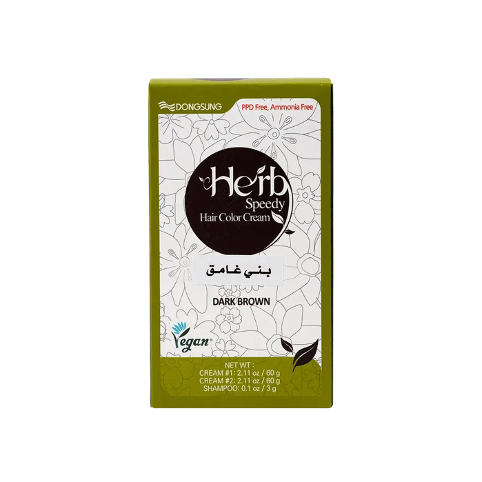 هيرب سبيدي كريم صبغة الشعر بني غامق Herb Speedy Hair Color Cream-Dark Brown