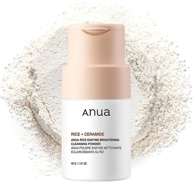 انوا بودرة بخلاصة الأرز و السيراميد منظفة للوجه 40جم Anua Rice Enzyme Brightening Cleansing Powder