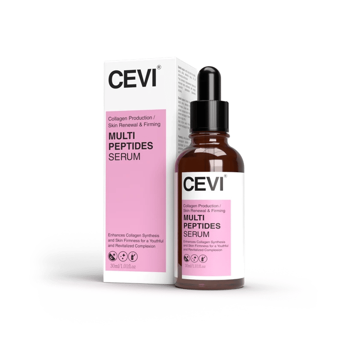 سيفي® سيروم متعدد الببتيدات لتعزيز مرونة البشرة ومضاد للشيخوخة للوجه 30مل CEVI® Multi Peptides Serum