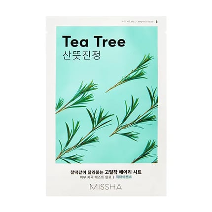 ميشا قناع ورقي بشجرة الشاي للبشرة الدهنية 19جم Missha Airy Fit Sheet Mask Tea Tree