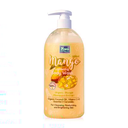 يوكو غسول الجسم بالمانجو 450مل Yoko Tropical Mango Lightening Body Wash