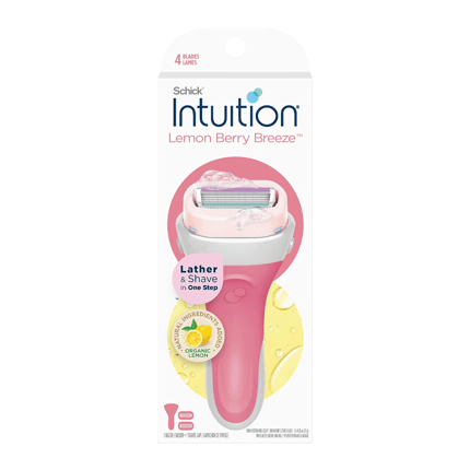 شفرات حلاقة بالليمون والتوت SCHICK INTUITION