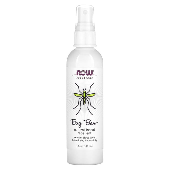 ناو طارد الحشرات باج بان 118مل NOW Foods Bug Ban Natural Insect Repellent Citrus