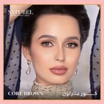 عدسات ناتشورال لمدة شهر كور بروان Natural lenses core brown