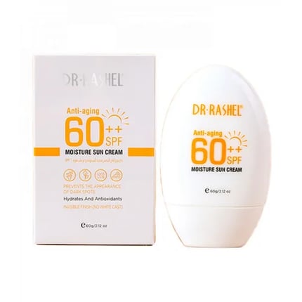 د راشيل كريم واقي الشمس المضاد للشيخوخة 60جم Dr Rashel Anti-Aging Spf60 Moisture Sun Cream