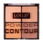 لوليس باليت كنتور بودر 02 - LOLLIS POWDER CONTOUR 4 COLORS 02
