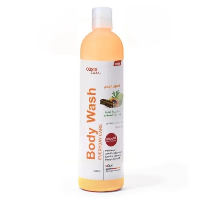 كوفيكس كير غسول الجسم بخلاصة البابايا وعرق السوس 400مل Covix Care Body Wash Everyday Care With Papaya