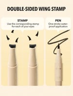 شيجلام قلم تحديد العيون 3 في 1 جيت فوكسي أسود Sheglam Get Foxy Eye Stamp & Liner Pen