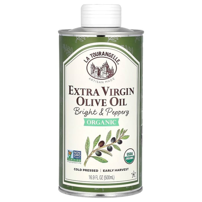 لا تورونجيل‏ زيت زيتون بكر ممتاز عضوي 500مل La Tourangelle, Organic Extra Virgin Olive Oil
