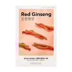 ميشا قناع ورقي بالجينسنج لتغذية البشرة الباهتة 19جم Missha Airy Fit Sheet Mask Red Ginseng