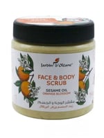 جاردن اوليان مقشر الوجه والجسم زيت السمسم وزهر البرتقال Jardin Oleane face and body scrub with Sesme oil & Orange Blossom