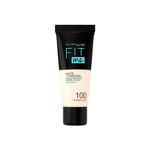 ميبلين فيت مي كريم اساس 101 مات اند بورليس 30مل Maybelline Fit Me Matte And Poreless Foundation
