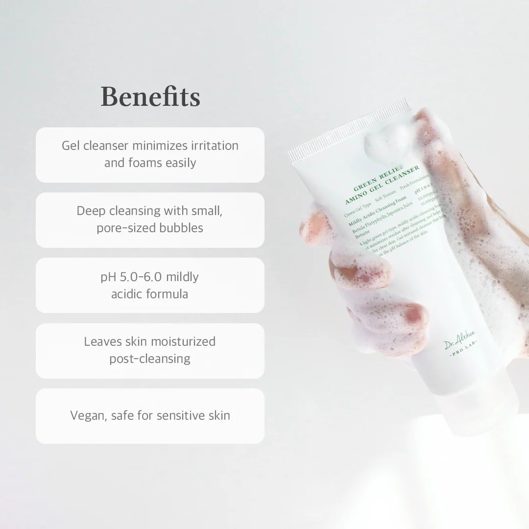 دكتور الثيا غسول جل 100مل Dr.Althea Green Relief Amino Gel Cleanser