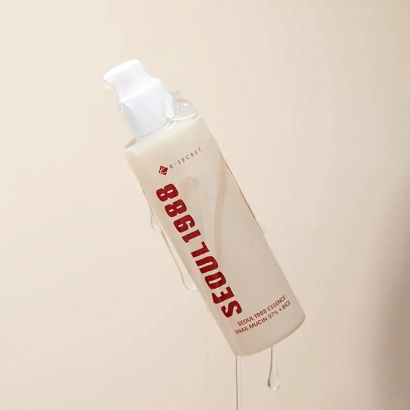كي سيكرت سيروم سيول 1988 بخلاصة موسين الحلزون 97٪ + الأرز 100مل K Secret Seoul 1988 Serum Essence Snail Mucin 97% + Rice