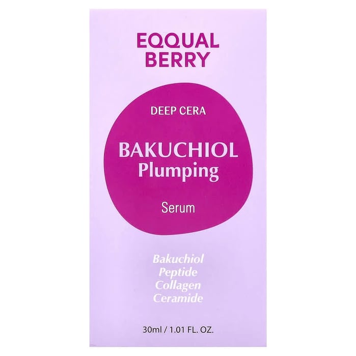 ايكوال بيري سيروم الباكتشويل بديل للريتنول 30مل EQQUALBERRY Bakuchiol Plumping Serum