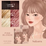 صبغة شعر اشقر وردي 100مل Kota Cosmetics Sakura Pink Blonde