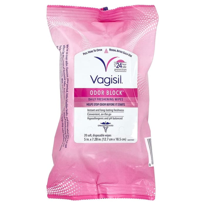 Vagisil Odor Block® Daily Freshening Wipes