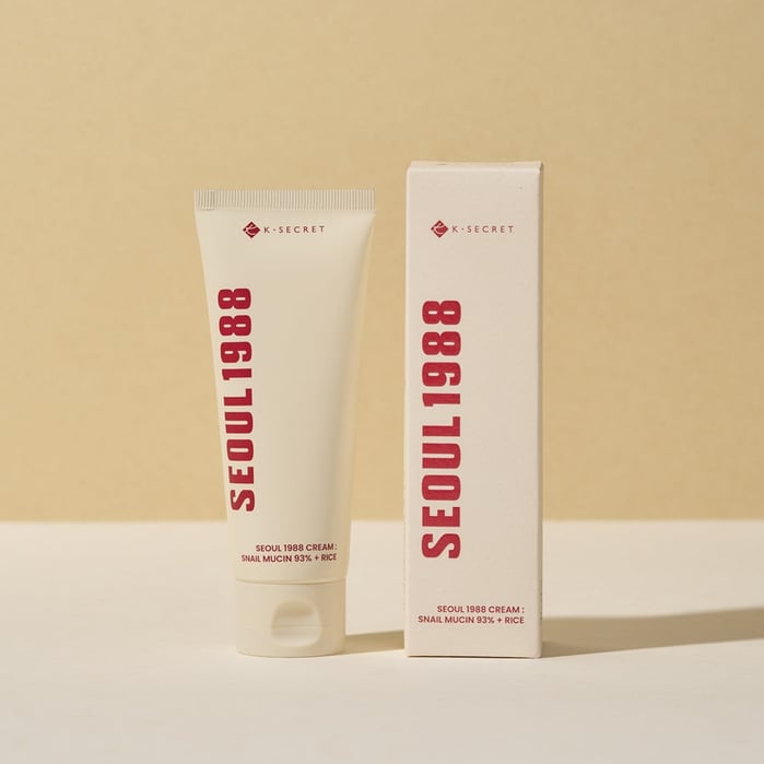 كي سيكريت سيروم الحلزون والأرز المكثف 100مل K-SECRET SEOUL1988 Essence Snail Mucin 93% + Rice