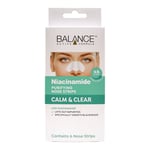شرائط الأنف بالنياسيناميد 6 حبات Balance Active Formula Niacinamide Calm & Clear Purifying Nose Strips