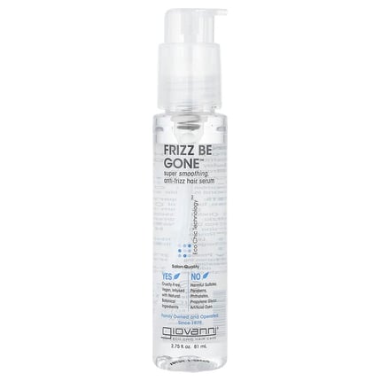 جيوفاني سيروم التحكم بتطاير الشعر 81مل Giovanni Frizz Be Gone™ Super Smoothing Anti-Frizz Hair Serum
