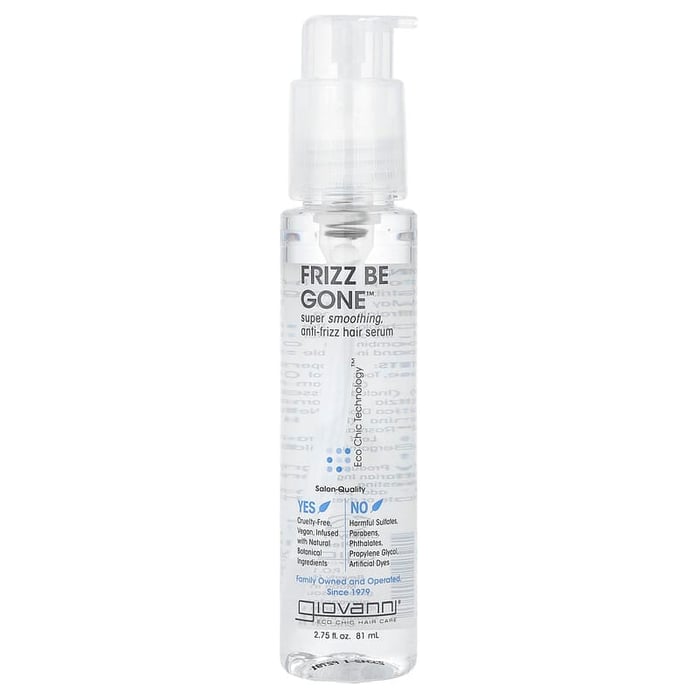 جيوفاني سيروم التحكم بتطاير الشعر 81مل Giovanni Frizz Be Gone™ Super Smoothing Anti-Frizz Hair Serum