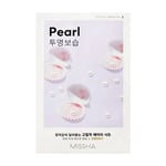 ميشا قناع ورقي بخلاصة اللؤلؤ لنظارة البشرة 19جم Missha Airy Fit Sheet Mask Pearl