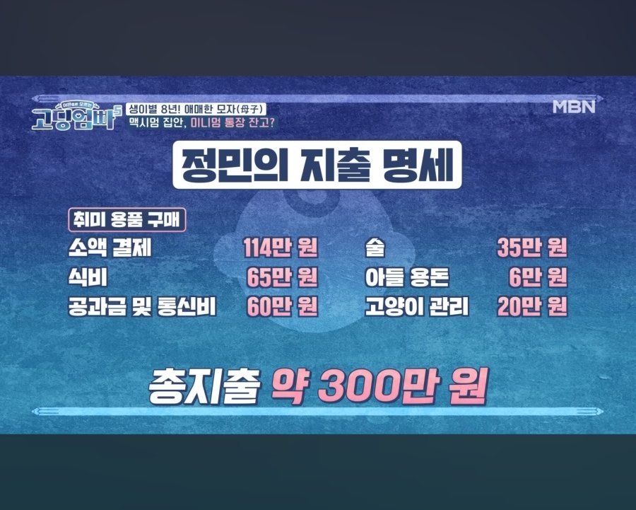 177570406330918.jpg 한달에 140만원 지원금 받는 기초생활수급자의 지출내역