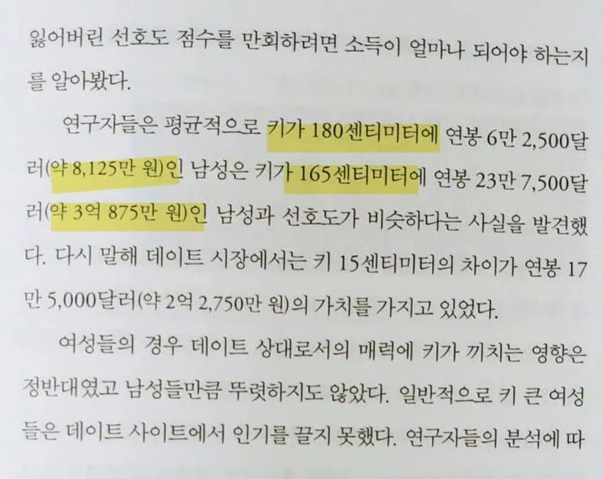 남자 키 등급 분포도(2026)