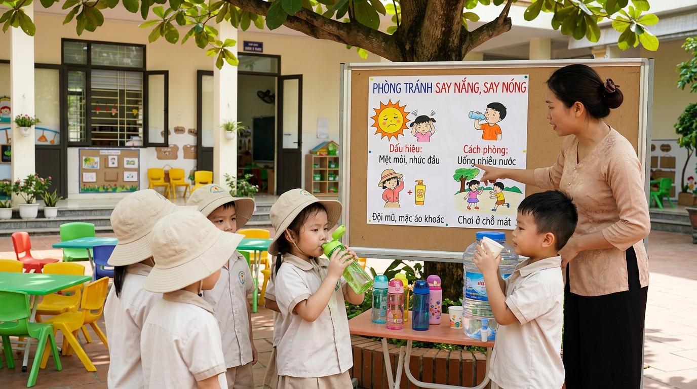 [Giải pháp sức khỏe] Say nắng và say nóng