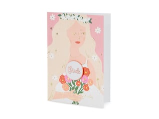 Bride Kort Med Broche